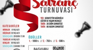 CUMHURİYET SATRANÇ TURNUVASI BAŞLIYOR.