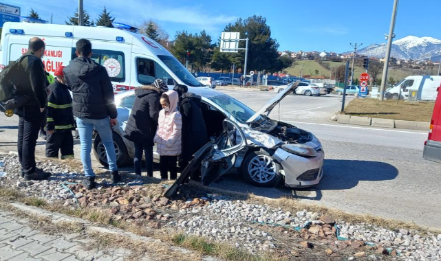 Gediz’de trafik kazası: 10 yaralı