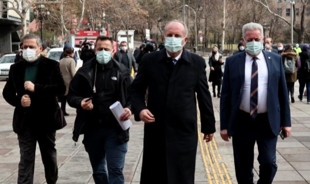 Muharrem İnce, Uşak Adliyesi’nde ifade verdi..