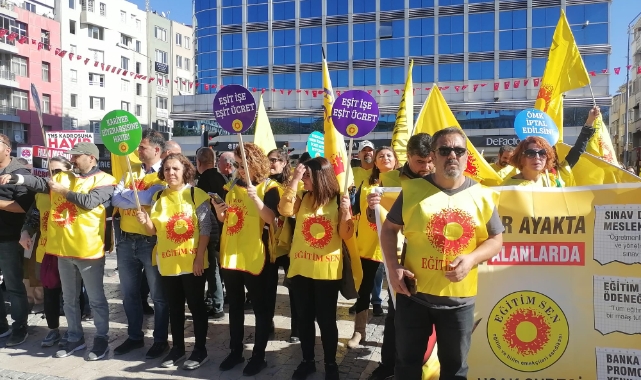Eğitim-Sen Uşak Şubesi Basın Açıklaması Yaptı