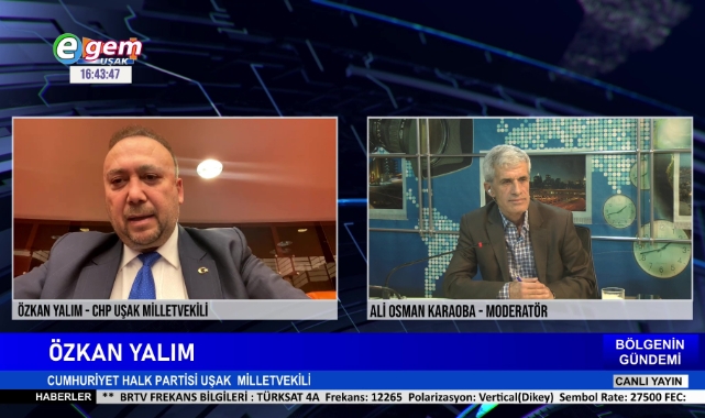 Cumhuriyet Halk Partisi Uşak Milletvekili Özkan Yalım Bütçe Görüşmelerini Değerlendirdi