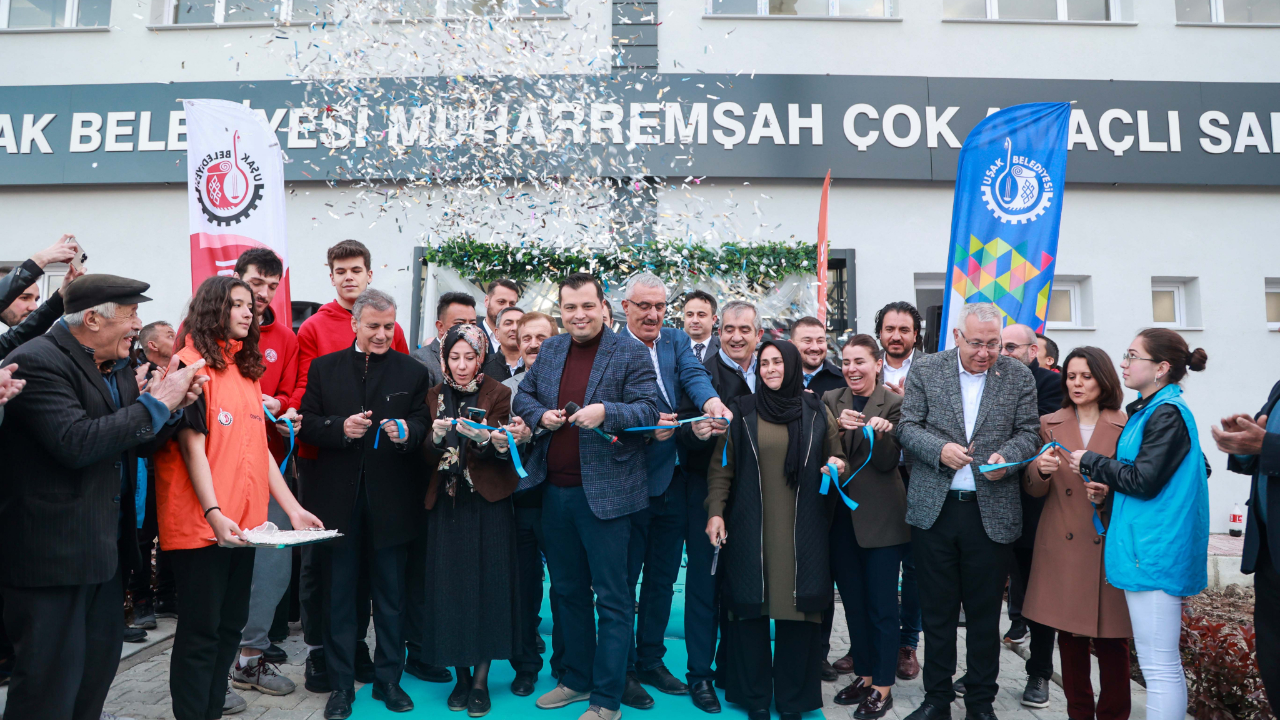 UŞAK İÇİN VERİLEN SÖZLER TUTULUYOR MUHARREMŞAH MAHALLESİ YENİ BİR TESİSE KAVUŞTU