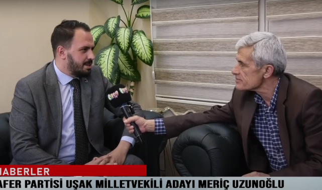 Zafer Partisi Uşak Milletvekili Adayı Meriç Uzunoğlu “Uşak’ta Çalışmalarımız Tam Hızıyla Devam Ediyor. Sürekli Sahadayız”