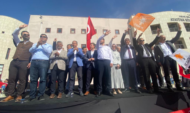 AK PARTİDEN İL TEŞKİLATINDAN GÖVDE GÖSTERİSİ