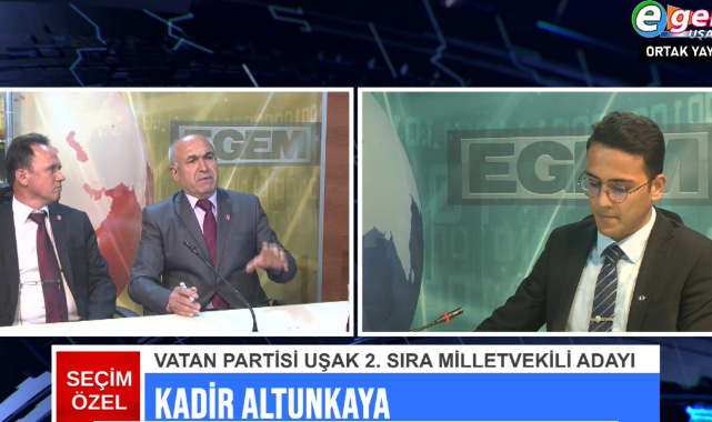 Vatan Partisi Uşak Milletvekili Adayı Kadir Altunkaya