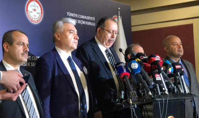 YSK Başkanı Yener: “Geçici sonuçlar sonucunda Recep Tayyip Erdoğan'ın cumhurbaşkanı olarak seçildiği görülmüştür”
