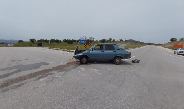 Eşme'de Trafik kazası 4 Yaralı