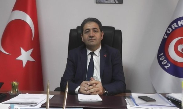 Türk Sağlık Sendikası Uşak Şube Başkanı Mehmet Özkuk Basın Açıklaması Yaptı