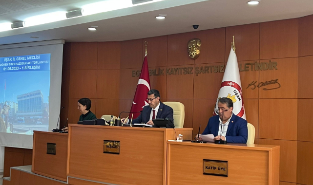 Uşak İl Genel Meclisi Haziran Ayı Toplantısı Gerçekleştirildi