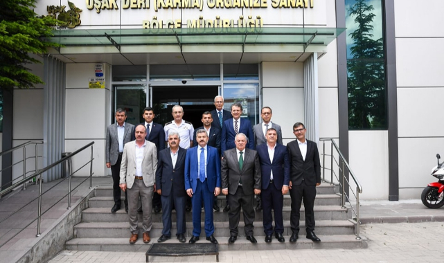 VALİ DR. TURAN ERGÜN KARMA ORGANİZE SANAYİ BÖLGESİ YÖNETİM KURULU BAŞKANI COŞKUN GÜNGÖR'Ü ZİYARET ETTİ