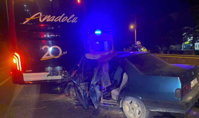 Uşak’ta trafik kazası: 1 ölü