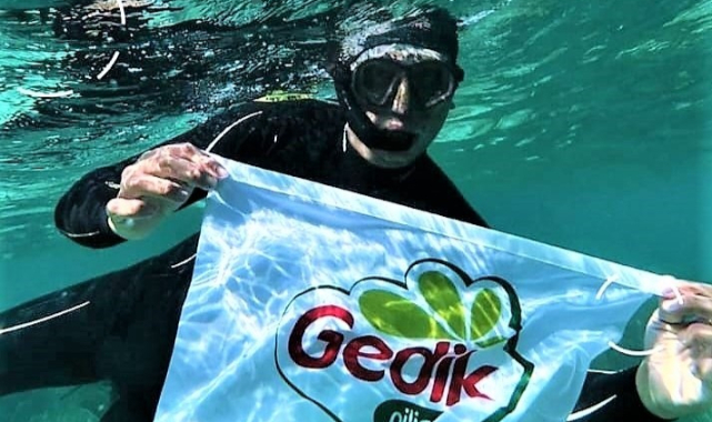 Gedik Piliç’in desteklediği rekortmen dalışçı Dünya 8.’si oldu