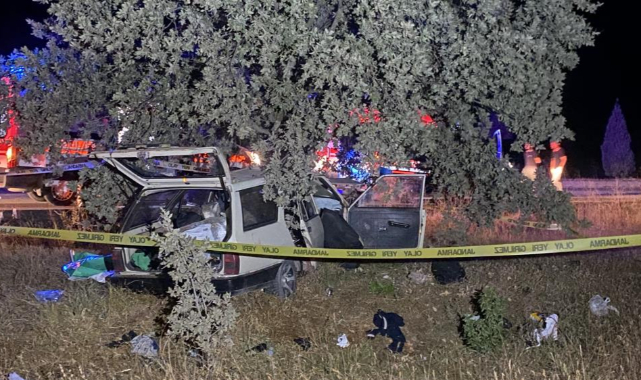 Uşak’ta trafik kazası: 1 ölü, 4 ağır yaralı