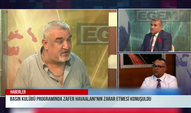 Basın Kulübü Programında Zafer havaalanı konuşuldu.