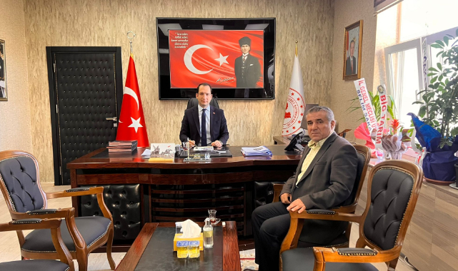 Egem Tv Yönetimi Ulubey Kaymakamı İbrahim Coşkun Aslan'ı Ziyaret Etti
