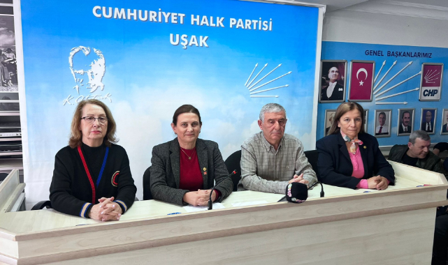 CHP Uşak İl Başkanından tepki,