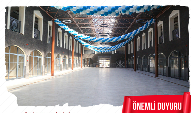 Yöresel Ürünler Çarşısı'nda 15 adet dükkan için açık artırma teklif usulüyle kira ihalesine girecek