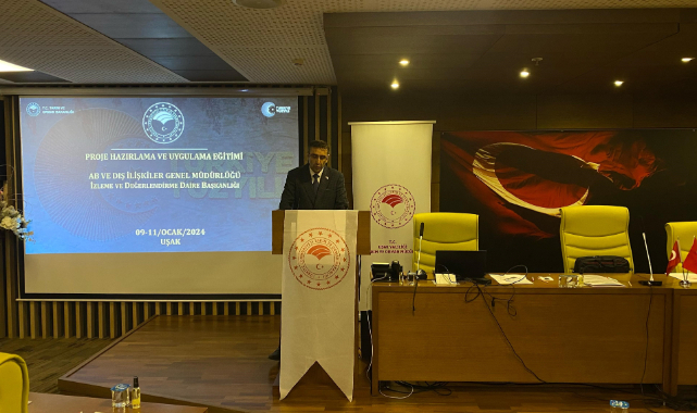 Tarım ve orman personellerine proje hazırlama ve uygulama eğitimi verildi.
