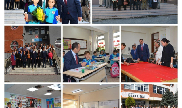 Uşak İl Milli Eğitim Müdürü Yücel; 3 Ayda 68 Okul Ziyaret etti