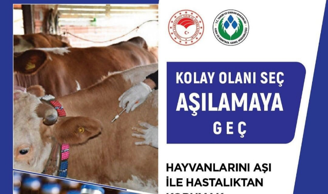 Uşak Tarım ve Orman Müdürlüğü’nden Şap Aşısı Uyarısı