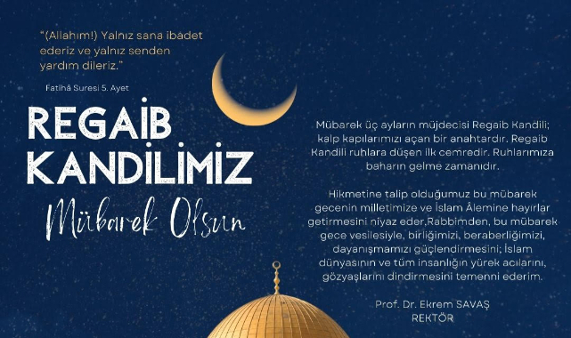 Uşak Üniversitesi Rektörü Savaş'tan