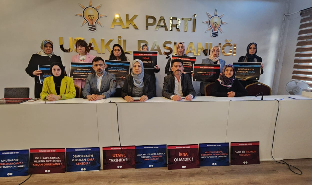 AK Parti İnsan Hakları Başkanlığı Basın Açıklaması Düzenledi
