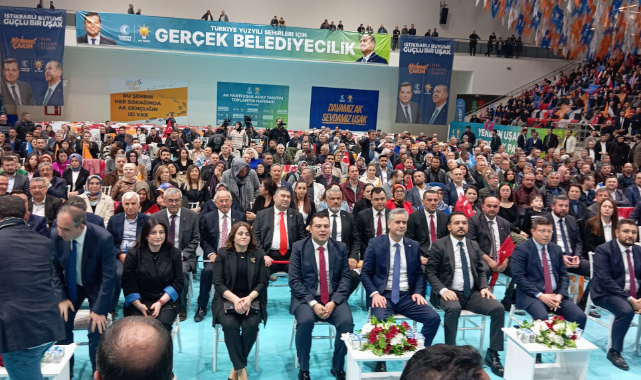 AK PARTİ TÜM BELEDİYE BAŞKAN ADAYLARINI BUGÜN GÖSTERİŞLİ COŞKULU VE KALABALIK BİR ORGANİZASYON İLE TANITTI..