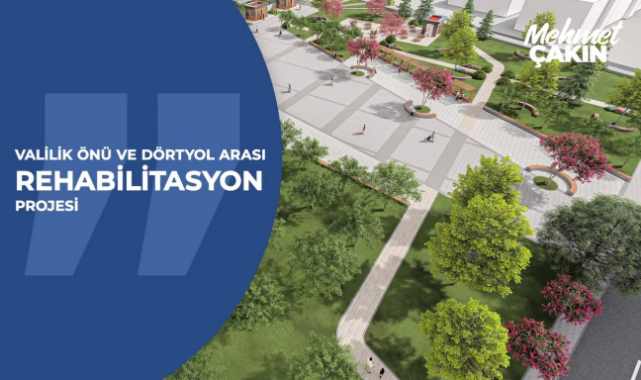 Uşak Belediye Başkanı ve AK Parti Uşak Belediye Başkan Adayı Mehmet Çakın’ın Proje Tanıtım Programında Valilik Önü Ve Dörtyol Arası Rehabilitasyon projesinden bahsetti