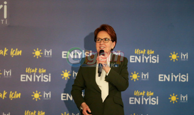 İYİ Parti Genel Başkanı Akşener, Uşak'ta iftar programına katıldı