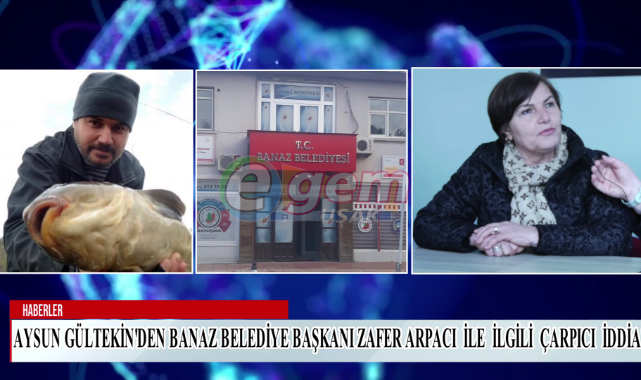 ŞOK AÇIKLAMALAR ! BANAZ'IN TANINMIŞ SİYASETÇİSİ ZAFER ARPACI' NIN YARDIMCILIĞINIDA YAPAN, AYSUN GÜLTEKİN BANAZ BELEDİYESİNİ VE ZAFER ARPACI' YI ANLATIYOR..