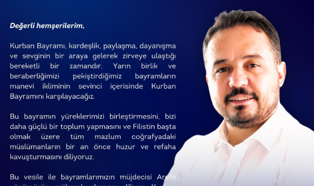 Ak Parti Uşak İl Başkanı Himmet Yaşar'dan Kurban Bayramı mesajı