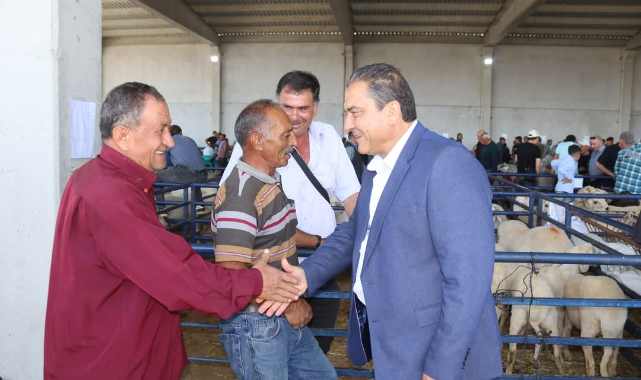 Başkan Yılmaz Tozan’dan Kurban Bayramı Öncesi Hayvan Pazarı’na Ziyaret
