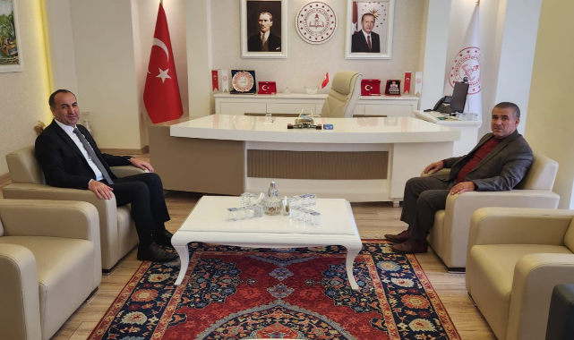 Egem TV Yönetim Kurulu Başkanı Soner Demiröz’den İl Milli Eğitim Müdürü Halil Yücel’e Ziyaret