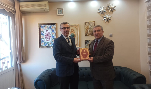 Uşak İl Müftüsü Mesut Harmancı'dan Egem TV Yönetim Kurulu Başkanı Soner Demiröz'e Ziyaret