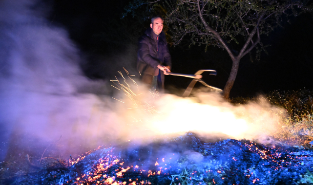 Demircci'de zirai don nöbeti