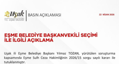 Eşme Belediye Başkanvekili 27 Nisan'da belirlenecek