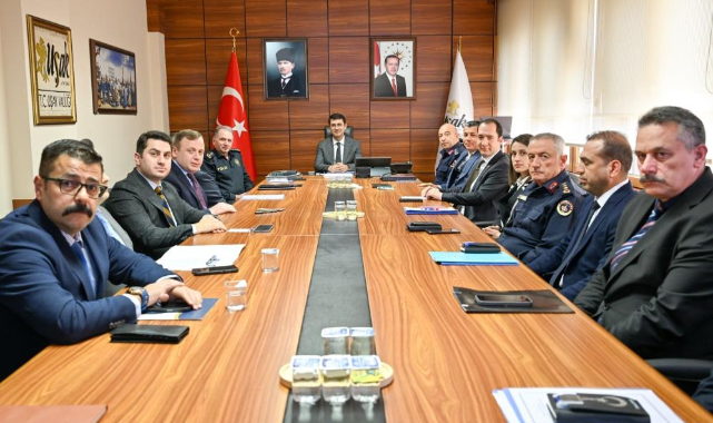 Uşak’ta İl Güvenlik ve Asayiş Toplantısı gerçekleştirildi