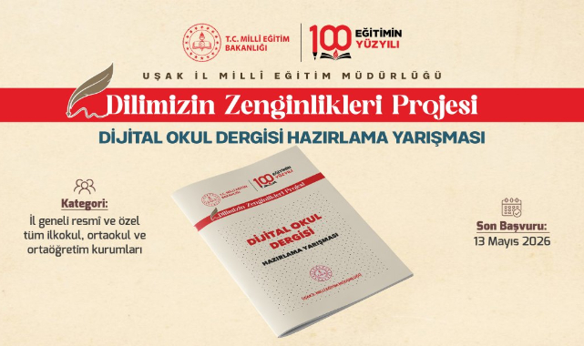 UŞAK’TA OKULLAR ARASI DİJİTAL DERGİ YARIŞMASI BAŞLIYOR