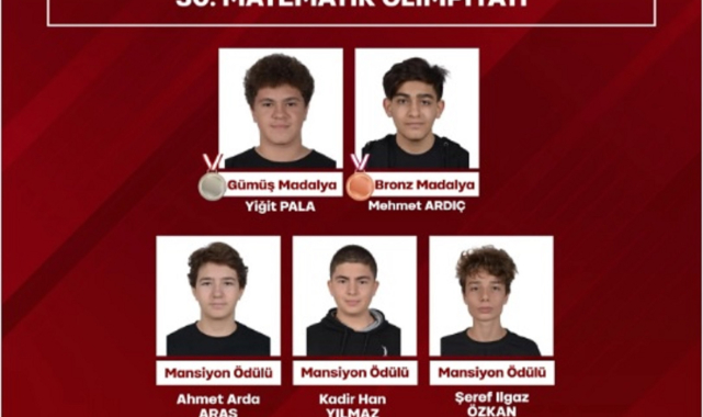 Uşaklı Öğrencilerden Matematik Olimpiyatında Büyük Başarı