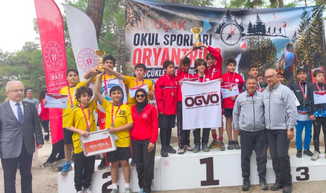 Oryantiring Türkiye ikinciliği Manisa’ya geldi