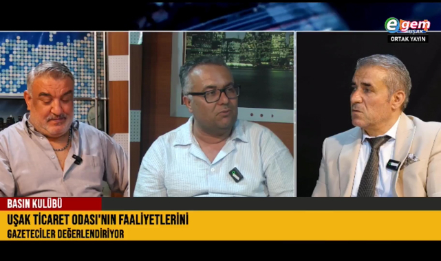 VATANDAŞ SORDU. GAZETECİLER BASIN KULÜBÜ'NDE UTSO'NUN [UŞAK SANAYİ VE TİCARET ODASI ] ÇALIŞMALARINI TARTIŞTI..
