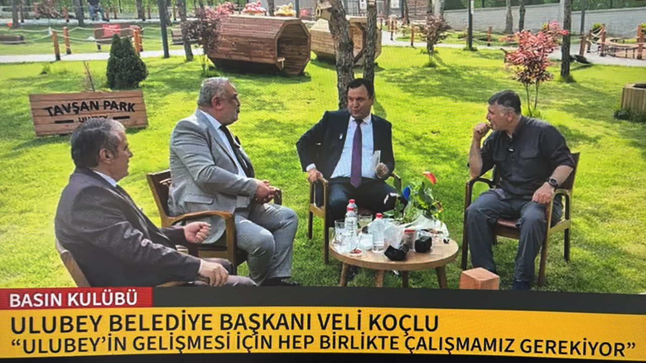 BASIN KULÜBÜ PROGRAMINA, BU AKŞAM, ULUBEY BELEDİYE BAŞKANI VELİ KOÇLU KONUK OLACAK...