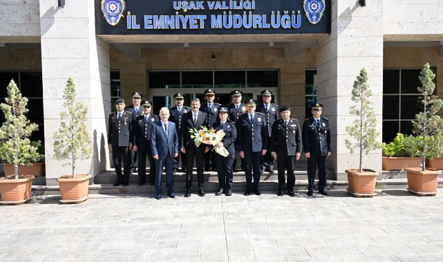 İçişleri Bakan Yardımcısı Ali Çelik’ten Uşak İl Emniyet Müdürlüğü’ne Ziyaret