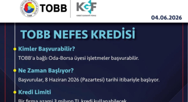 TOBB Nefes Kredisi Başvuruları 8 Haziran'da Başlıyor