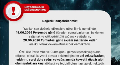 UŞAK BELEDİYESİ’NDEN KUVVETLİ YAĞIŞ UYARISI