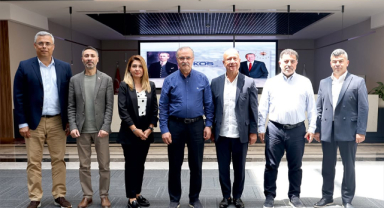 UŞAK OSB’DEN OSBÜK ZİYARETİ, BAŞKAN HALİL AĞAOĞLU VE BÖLGE MÜDÜRÜ BÜLENT YILDIRIM, OSBÜK BAŞKANI MEMİŞ KÜTÜKÇÜ'YÜ ZİYARET ETTİ.