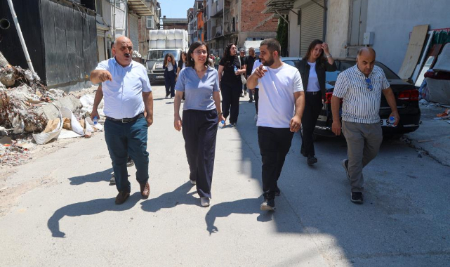 Başkan Vekili Özkan, sanayi sitesi esnafını ziyaret etti