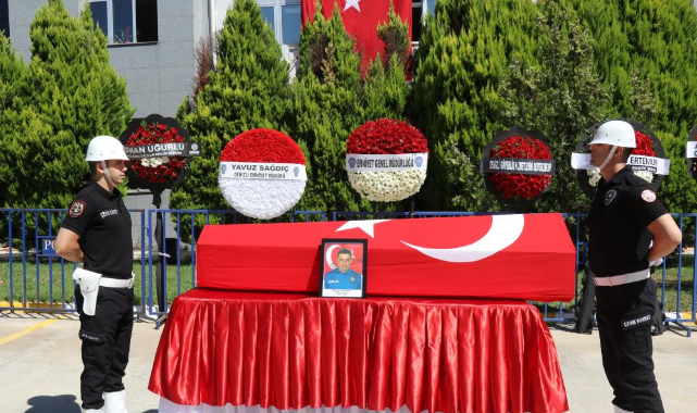 Görevi Başında Vefat Eden Polis Memuru Memleketi Olan Gediz'e Uğurlandı