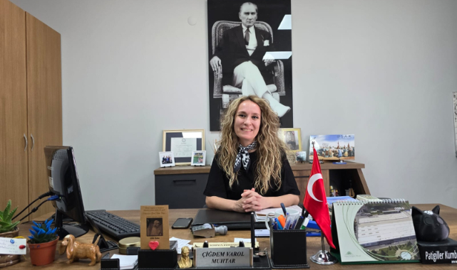 KURTULUŞ MAHALLESİ MUHTARI ÇİĞDEM VAROL MAHALLESİ VE ÇALIŞMALARI HAKKINDA BİLGİ VERDİ
