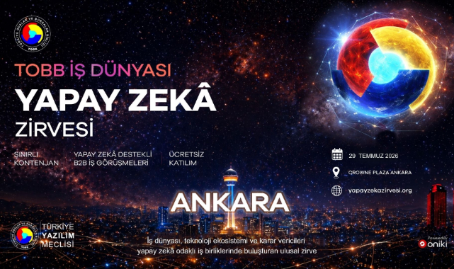 'TOBB İş Dünyası Yapay Zeka Zirvesi' 29 Temmuz'da Ankara'da düzenlenecek